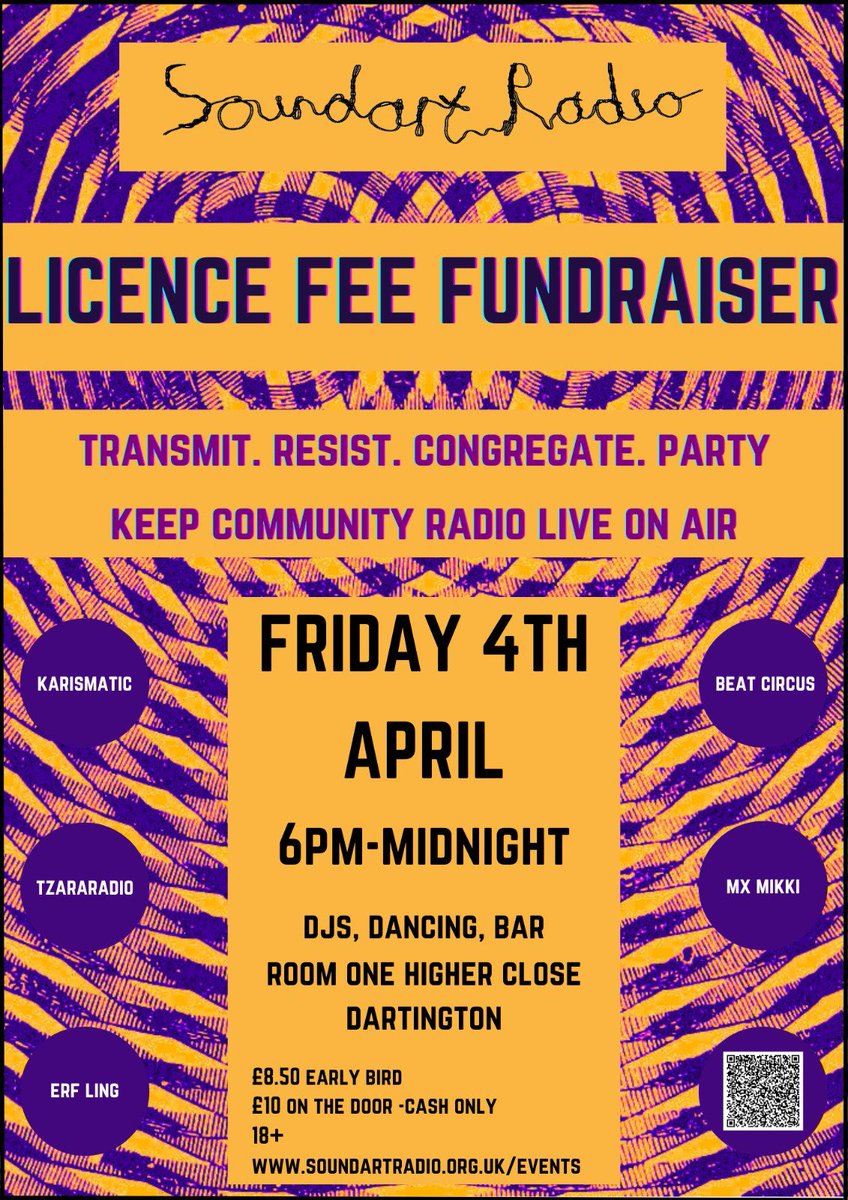 Soundart Radio (@soundartradio) on Twitter photo Beat Circus laying it down 102.5 FM soundartradio.org/listen #Totnes #Dartington #Devon Friday vibes 🔥 Fundraiser shuffling in the house next week! soundartradio.co.uk/events/events/… Beat Circus laying it down 102.5 FM soundartradio.org/listen #Totnes #Dartington #Devon Friday vibes 🔥 Fundraiser shuffling in the house next week! soundartradio.co.uk/events/events/…