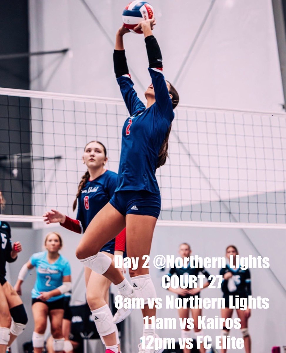 Belle Seaman (@belle_seaman) on Twitter photo First day went 2-1 in our pool in the Open Division at the <a href="/MNLQualifier/">Mizuno Northern Lights Qualifier</a>
Here’s the schedule for Saturday: First day went 2-1 in our pool in the Open Division at the <a href="/MNLQualifier/">Mizuno Northern Lights Qualifier</a>
Here’s the schedule for Saturday: