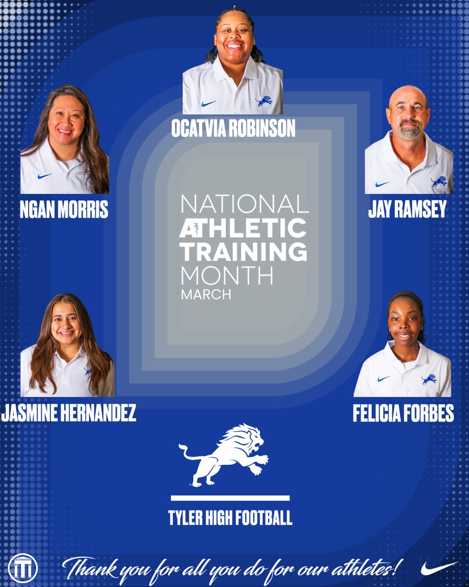 We appreciate the countless hours you all dedicate to the program and our student-athletes!

#NationalAthleticTrainingMonth