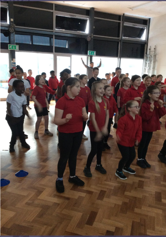 Wow! What an amazing Golden Jubilee Dance=a-thon we had today! Everyone did their best dance moves and followed the dance routines brilliantly! Thank you to everyone who sponsored the children, the fundraising will all go towards making our Golden Jubilee memorable for our school