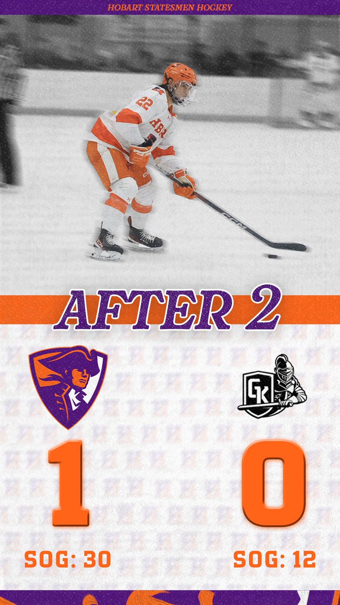 Up by 1 headed to the final frame‼️
#hobarthockey #d3hky