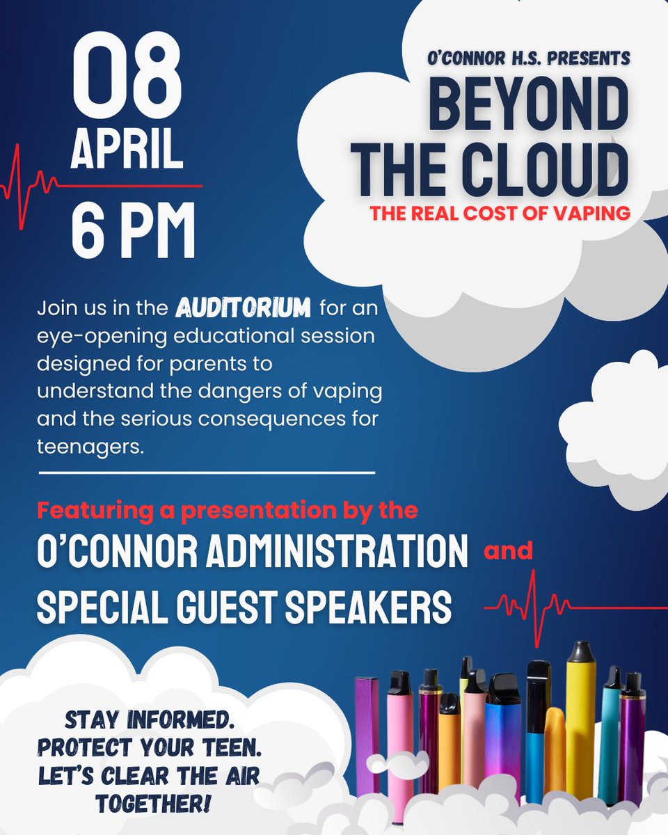 Parents make plans to attend!