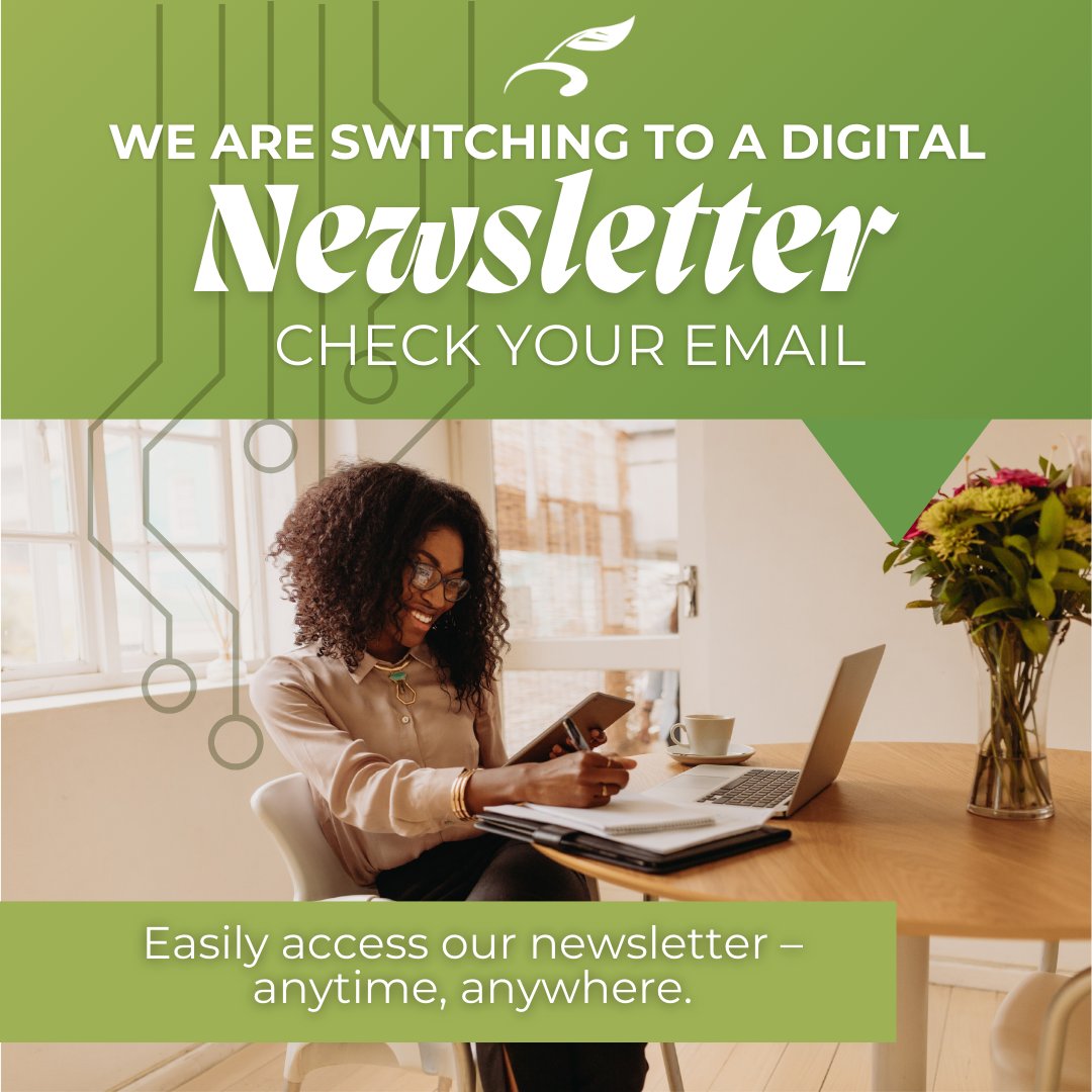 Coming soon: Our Newsletters have gone digital! Look for our Spring 2025 issue in your email instead of your mailed monthly statement. #Since1930