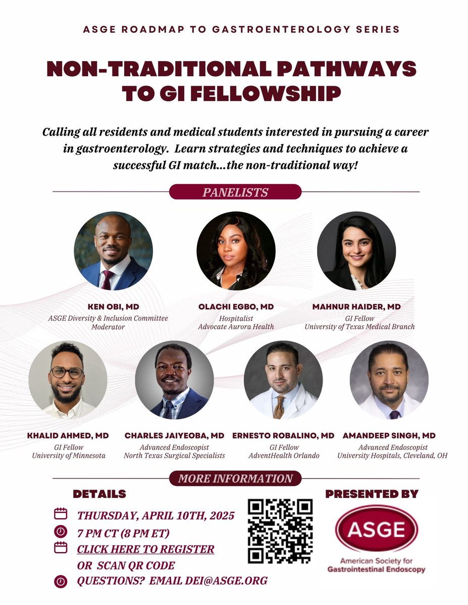 Khalid Ahmed (@khalid_ahmedmd) on Twitter photo Save your seat with this registration link!
asge.zoom.us/webinar/regist…
Thank you for organizing this <a href="/ASGEendoscopy/">ASGE GI Endoscopy</a> Save your seat with this registration link!
asge.zoom.us/webinar/regist…
Thank you for organizing this <a href="/ASGEendoscopy/">ASGE GI Endoscopy</a>