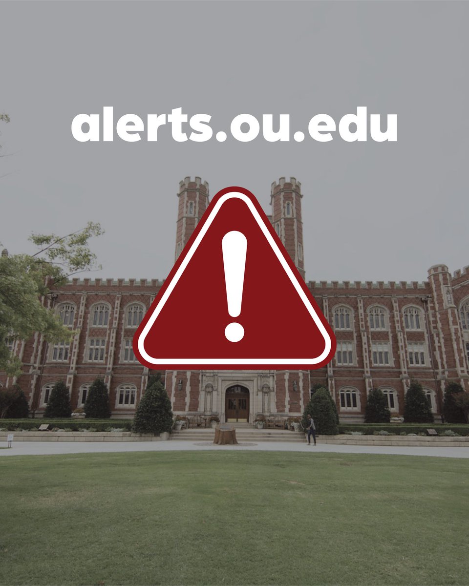 Service Alert: Multiple OU systems are unavailable at this time. For details and ongoing updates, please check alerts.ou.edu.