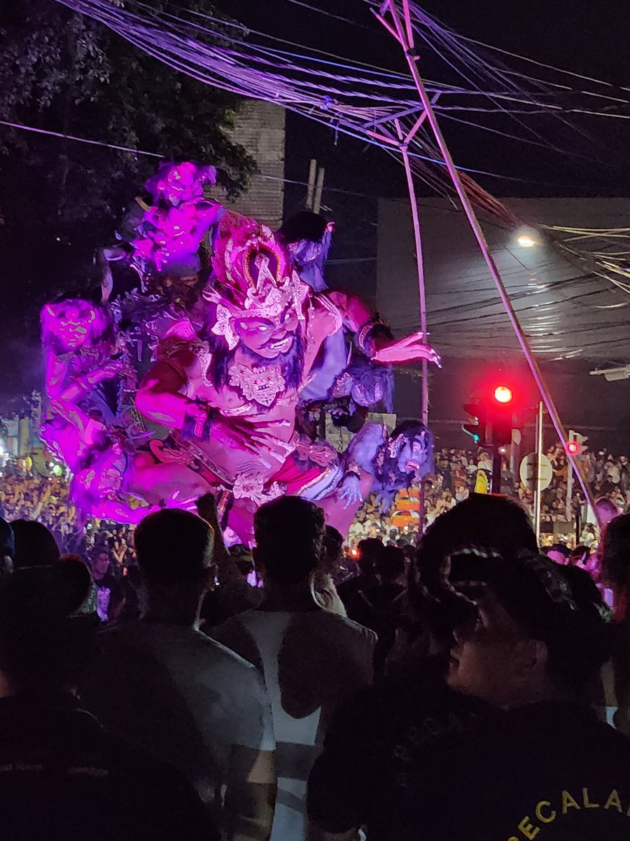 wandersmurf's tweet image. First ogoh-ogoh! What a long long ride today~ Can't wait for tomorrow!