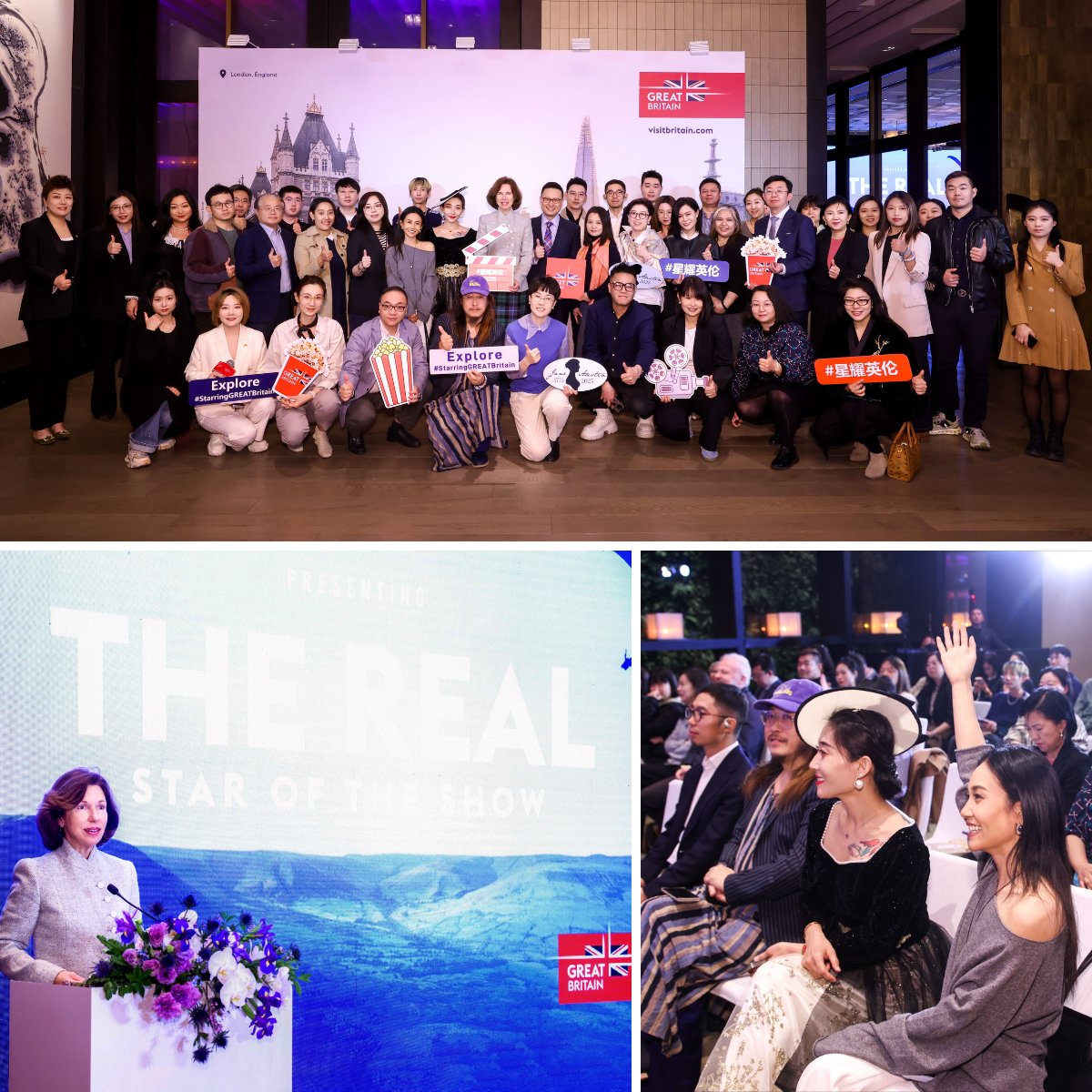 In Beijing, we welcomed Chinese travel trade, media and public diplomacy partners to launch our screen tourism campaign #StarringGREATBritain. With the China inbound market forecast to be worth £1.6bn in 2025, we are engaging with key travel trade &amp; media to sell Britain.