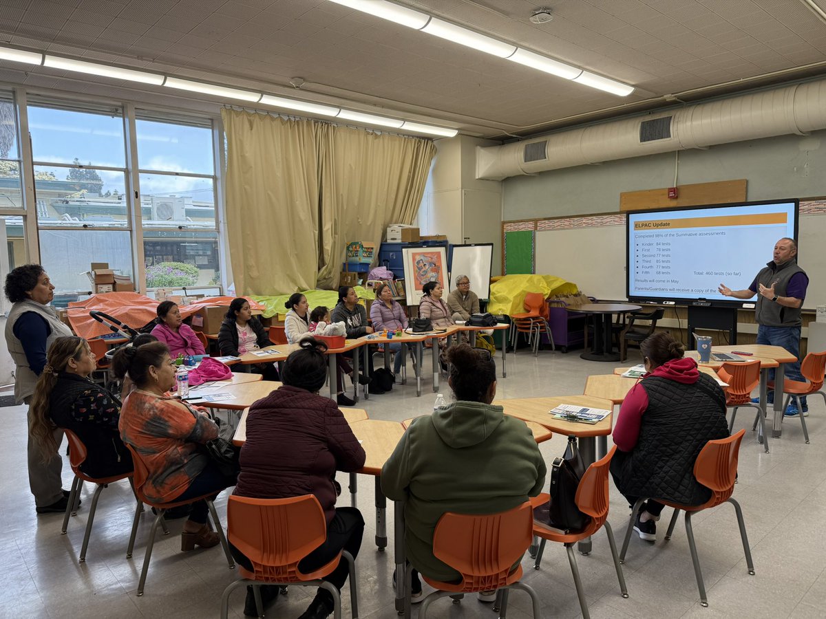 Great turnout for ELAC this morning! Planning to bring down those LTEL numbers! Thank you <a href="/Simonzorrillo/">Simon Santana Sosa</a> for keeping our parents informed! <a href="/MtDiabloUSD/">MDUSD</a>