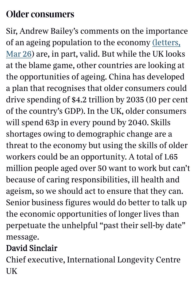 Int Longevity Centre (@ilcuk) on Twitter photo By ignoring and dismissing ageing we're failing people of all ages <a href="/thetimes/">The Times and The Sunday Times</a> <a href="/bankofengland/">Bank of England</a> By ignoring and dismissing ageing we're failing people of all ages <a href="/thetimes/">The Times and The Sunday Times</a> <a href="/bankofengland/">Bank of England</a>