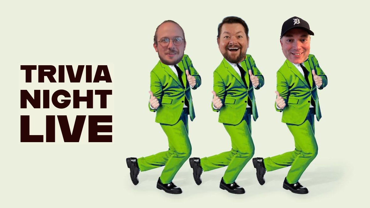 TheRetroCoach's tweet photo. That’s right - this Monday, March 31st, @thejoeywright will host the Video Games edition of #TriviaNightLive, with @FYFSimon and me, @TheRetroCoach, as guests!
Get your Wayback Machine ready for showing off your arcade, console, & mobile game knowledge…🎮🕹️📱 https://t.co/RJCBgOahHR