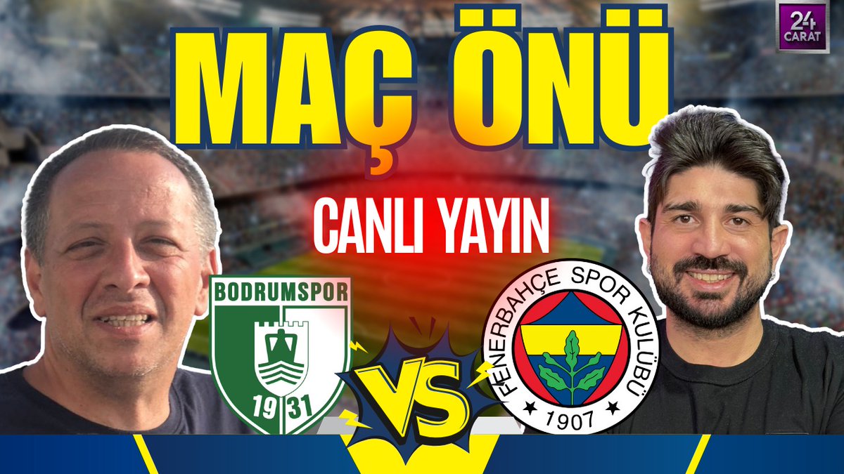Bodrum-Femerbahçe maçı öncesi son çıkış <a href="/24caratdigitale/">24caratdigitale</a> ... <a href="/denizderinsu68/">Deniz Derinsu</a> <a href="/ccanarat/">Can Arat</a> canlı yayında kritik 90 dakikayı değerlendiriyor...