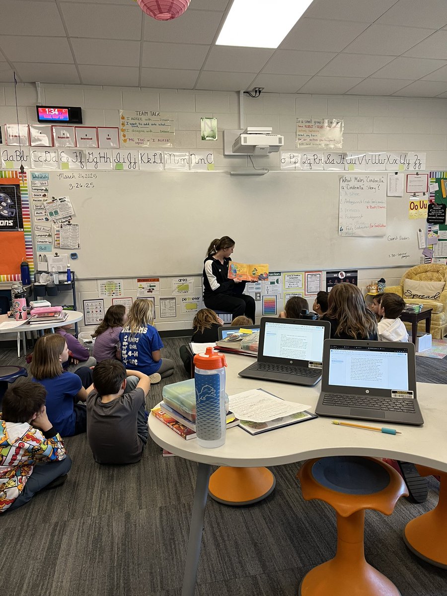 Thank you to Riverview Elementary &amp; Brookside Elementary for letting us join them for March is Reading Month!