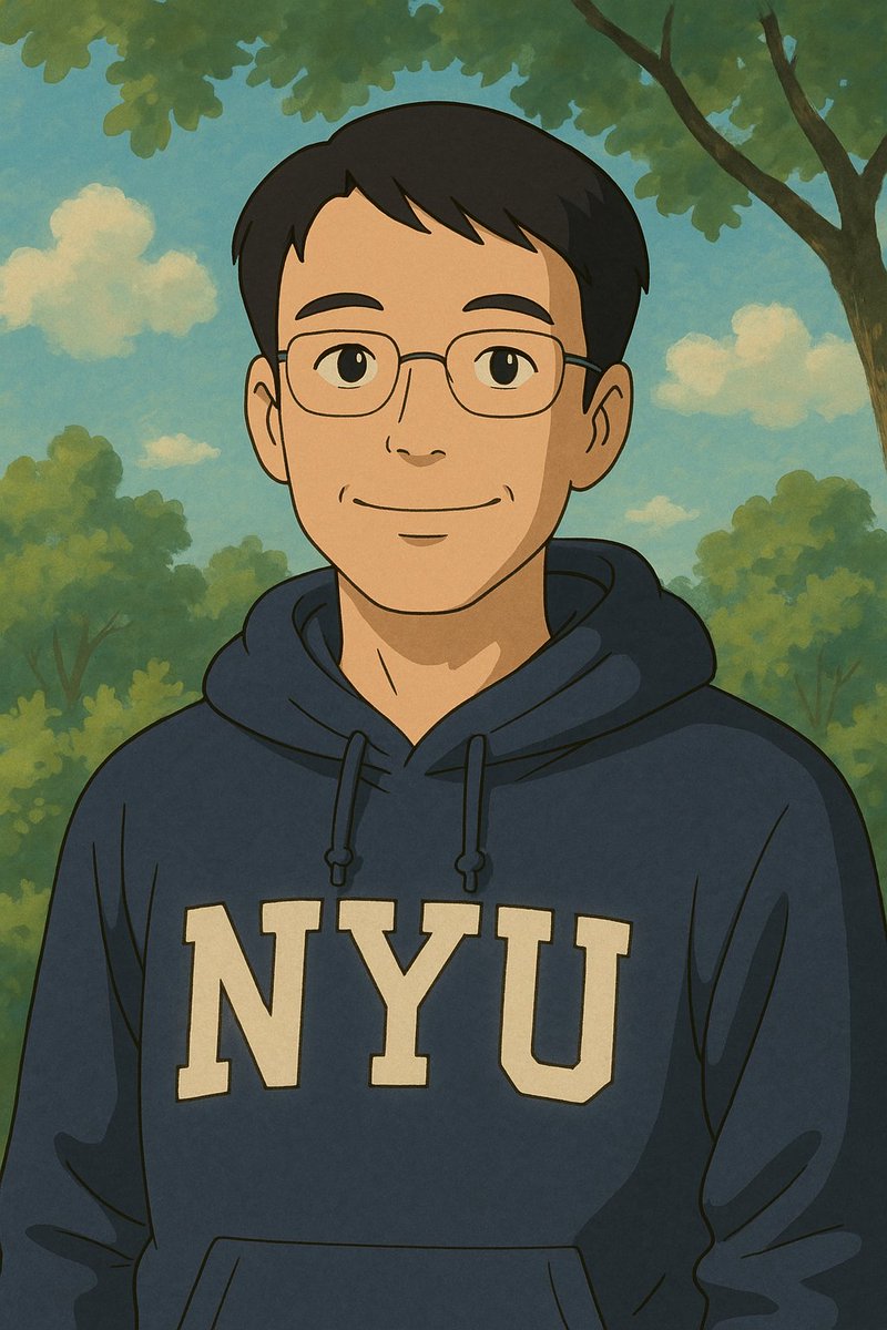 The #GhibliStudio contest is on! <a href="/OpenAI/">OpenAI</a>, <a href="/grok/">Grok</a> allow users to use #genAI to turn photos into #Ghibli  #animation style images. This is mine-in my #Prompt I specifically asked for a <a href="/nyuniversity/">New York University</a> hoodie! As an <a href="/nyulaw/">NYU Law</a> professor I do think about #AI  intellectual property issue!