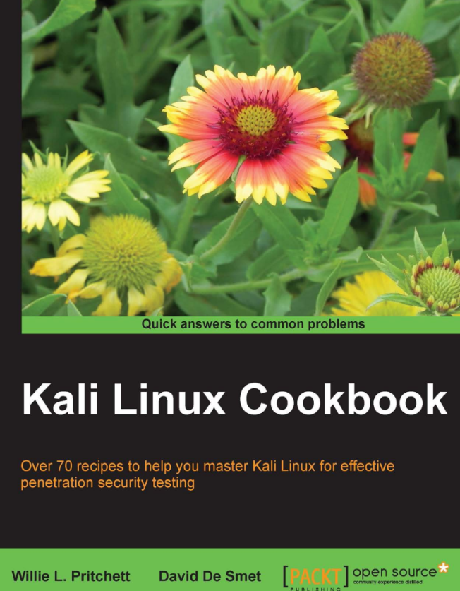 TheSecMaster1's tweet photo. Kali Linux Cookbook!

Thanks me later

Get it from here!!📙 ♥ 👇 
https://t.co/prpkH4Z1VS https://t.co/SPb7UCHmFW