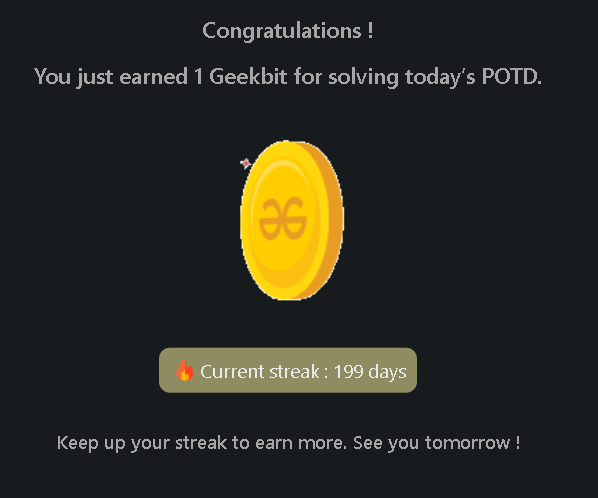 AdityaGoya9720's tweet photo. it's day 129/160 of #geekforgeeks with#CodingChallenge
@geeksforgeeks

here we solve the problem of activity selection #codingjourney #CodingChallenge #CodingJourney #codinglifestyle https://t.co/QcGG2FtsKW