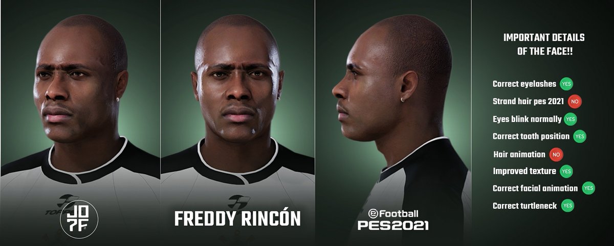 Freddy Rincón - PES 2021 (PC MOD) 
- 
Become a subscriber and get the download released for this and other faces 
- 
Download: 
Option 1 - buymeacoffee.com/jo7facemakercl…
Option 2 - ko-fi.com/s/540f72f922
- 
#eFootball #PES #PES2021 #eFootball2025 #FIFA #EAFC24 #EAFC25