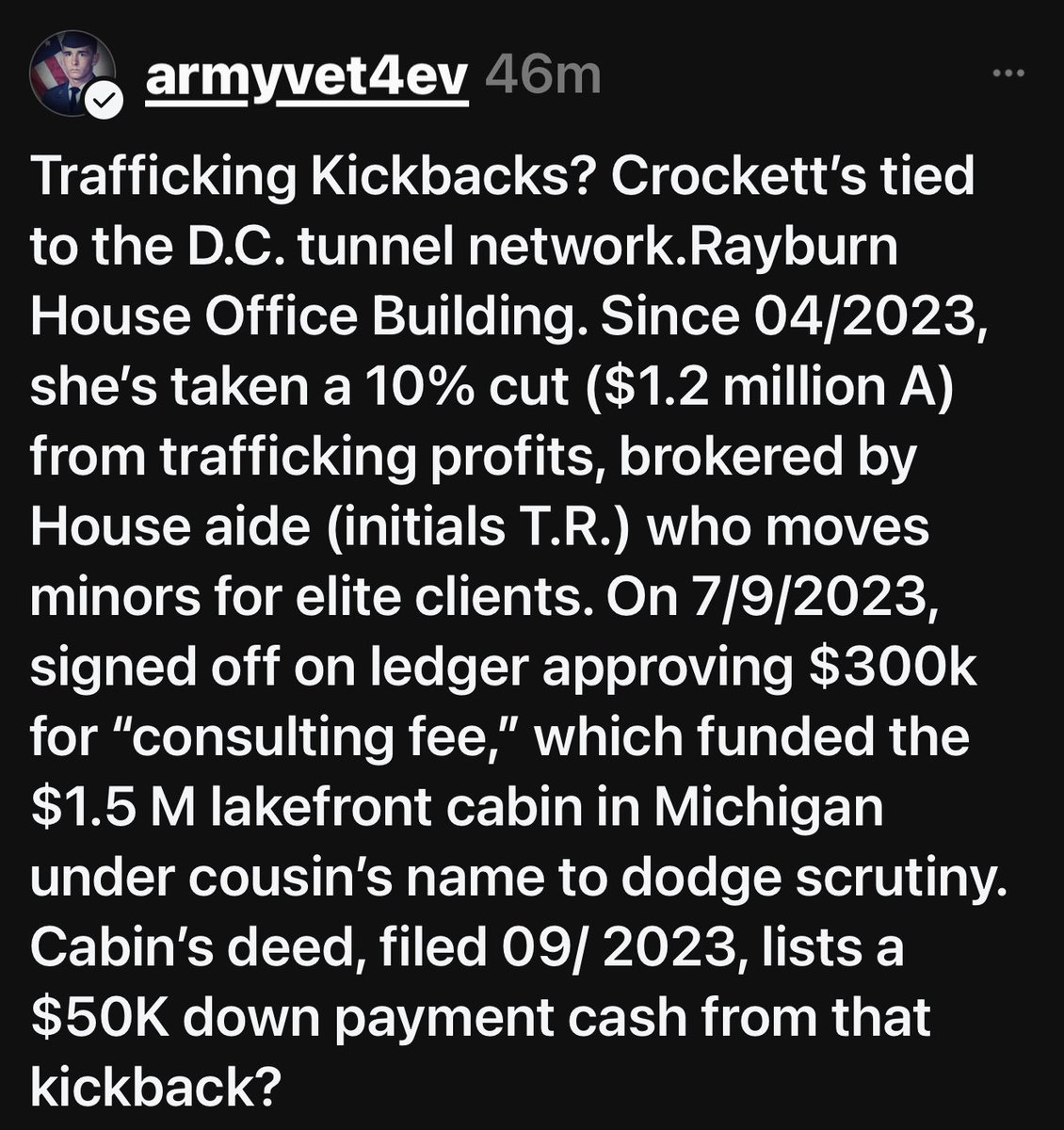demsforBig_T's tweet photo. @JasonHo94813957 @CalltoActivism She doesn’t even know we have 3 branches of GOV .. she’s as dumb as a box of rocks https://t.co/d8lZzxTbAQ