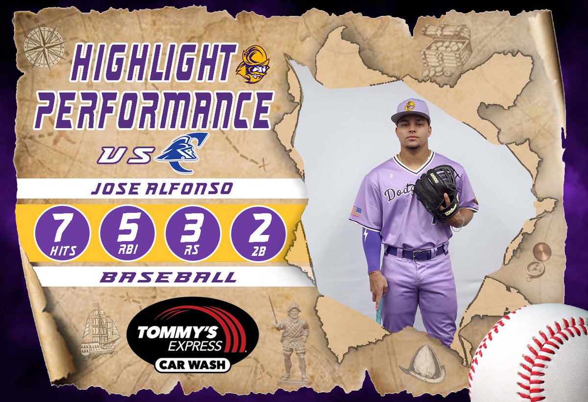 Dodge City CC Conquistadors (@goconqs) on Twitter photo ⚾️Highlight Performance of the Day⚾️
Tommy's Express Car Wash (<a href="/tommys_express/">Tommy's Express Car Wash</a>) Highlight Performance of the Day for Baseball goes to Jose Alfonso....he was 7-8 with 5 RBI, 3 RS, 2 2B, & BB in DH vs Colby #GoConqs #BurnTheBoats ⚾️Highlight Performance of the Day⚾️
Tommy's Express Car Wash (<a href="/tommys_express/">Tommy's Express Car Wash</a>) Highlight Performance of the Day for Baseball goes to Jose Alfonso....he was 7-8 with 5 RBI, 3 RS, 2 2B, & BB in DH vs Colby #GoConqs #BurnTheBoats