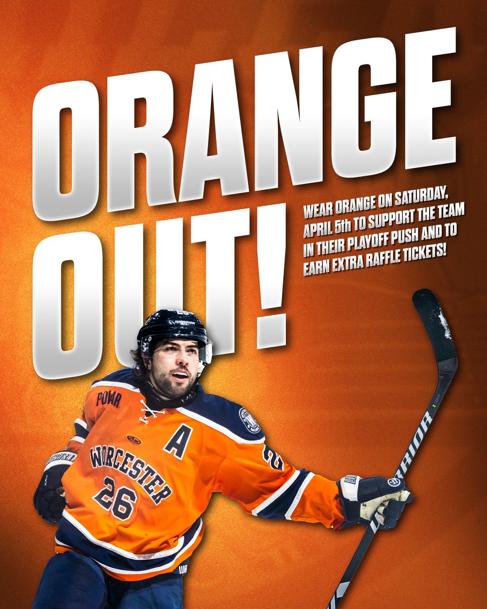 We’ll be wearing our orange, and want EVERYONE to do the same! 🚂🧡

We’re having an Orange Out during Saturday’s Fan Appreciation Weekend game! Anyone who wears orange will get extra raffle tickets for our prize giveaways! 🎟️

Get tickets: railershc.com/games/2025/04/…

#RailersHC