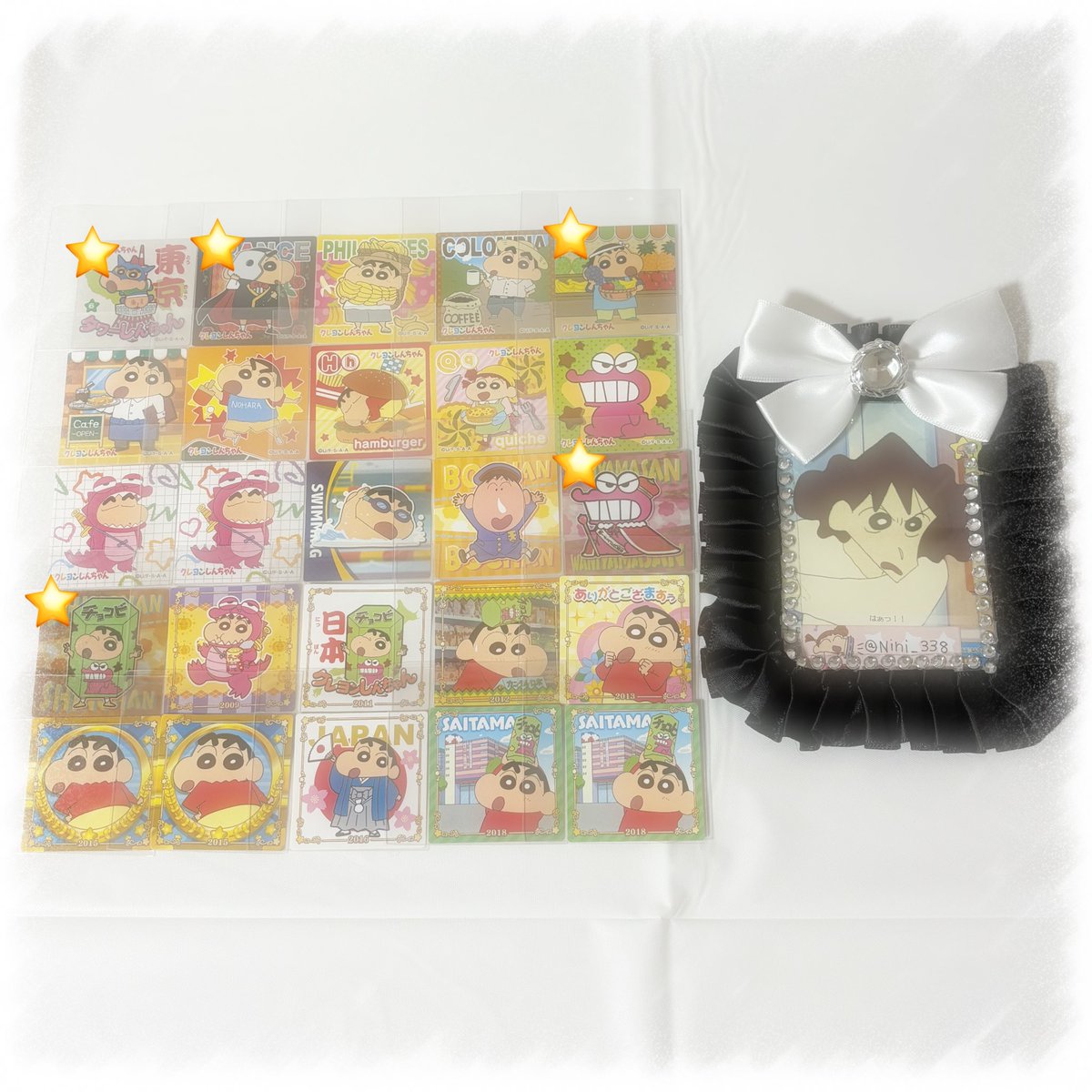 Nini_338's tweet photo. @anianimates
[交換 買取]
クレヨンしんちゃん チョコビ シール

譲￤画像1.2.3.4又は定価+送料

求￤リプにて画像5>同異種ひろし,みさえ

詳しくはALTにて

検索などお気軽にお声掛けください🌷 https://t.co/j2BrZKngjW