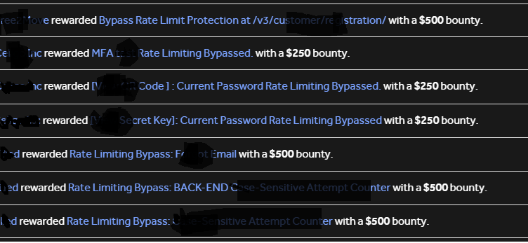 harris0ft's tweet image. I have had 8/10 success in Rate Limiting Bypass for sometime now.