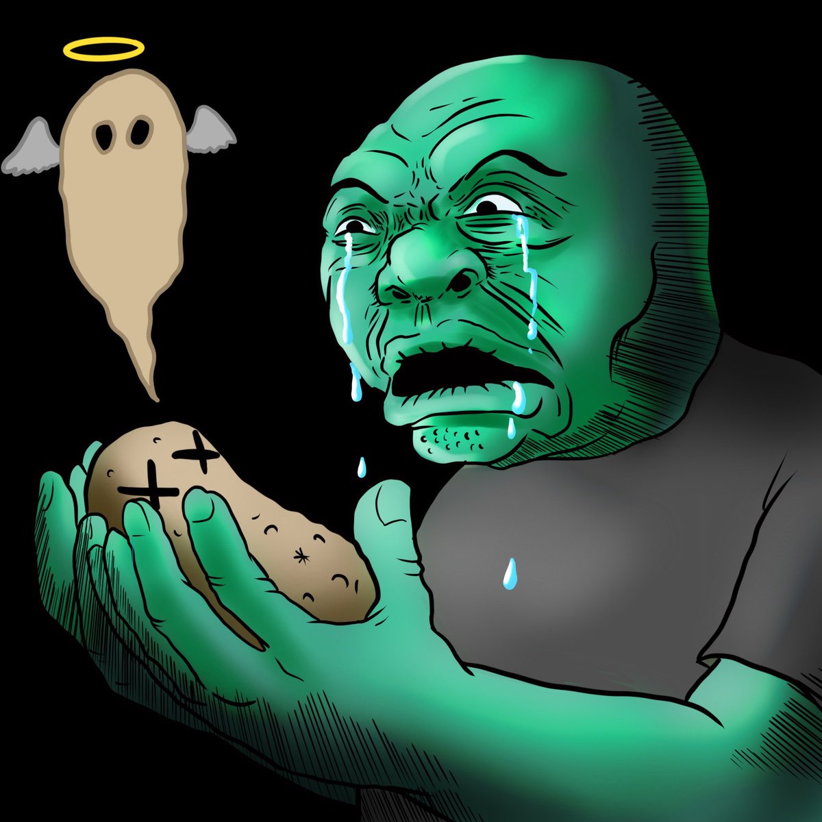 HuffWebComic's tweet image. That moment your 740 recipe fails because you misclicked #ffxiv