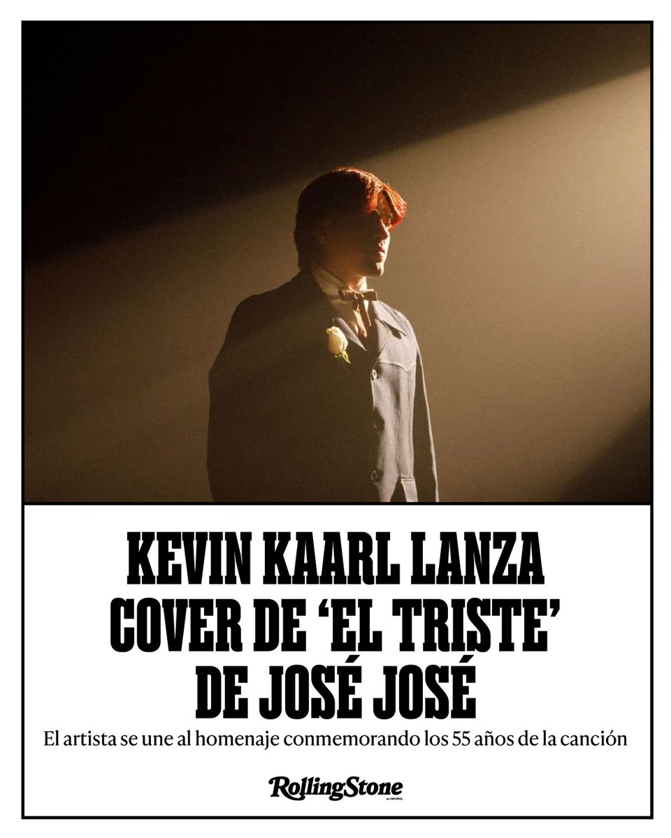 Rolling Stone en Español - México (@rollingstonemx) on Twitter photo .<a href="/kevinkaarl/">Kevin Kaarl</a> rinde homenaje a José José con un emotivo cover de ‘El Triste’. 🎶 Descubre cómo fusionó su estilo indie folk con este clásico mexicano. Escúchala aquí. 🎧👇
es.rollingstone.com/kevin-kaarl-la…
#RollingStoneEnEspañol #RollingStone #Música .<a href="/kevinkaarl/">Kevin Kaarl</a> rinde homenaje a José José con un emotivo cover de ‘El Triste’. 🎶 Descubre cómo fusionó su estilo indie folk con este clásico mexicano. Escúchala aquí. 🎧👇
es.rollingstone.com/kevin-kaarl-la…
#RollingStoneEnEspañol #RollingStone #Música