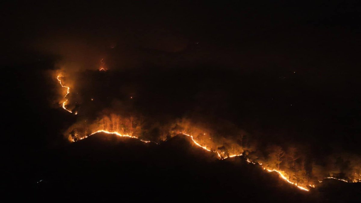 ‼️ด่วน ไม่ได้มีแค่ #แผ่นดินไหว ‼️

ทางภาคเหนือ #ลำปาง 
ภาพมุมสูงไฟป่าที่กำลังลุกไหม้อย่างหนักเป็นแนวยาวบนดอยซาง หลังวัดสบปาน ต.เมืองปาน อ.เมืองปาน จ.ลำปาง

‼️⚠️ แต่ข่าวเงียบมาก
cr.ลำปางโพสต์