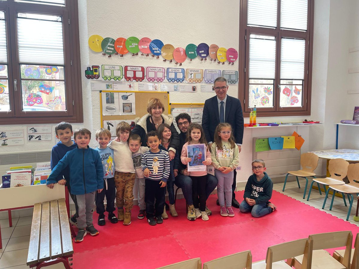 accorse's tweet photo. In u filu di i so dispiazzamenti di terrenu u rettore era oghje in i Dui Sevi. À Evisa, Ota et Piana les échanges ont permis d’évoquer la construction du projet académique et les besoins spécifiques du rural. 
#scola #education #rural #academiedecorse https://t.co/rJcWtdwUT8