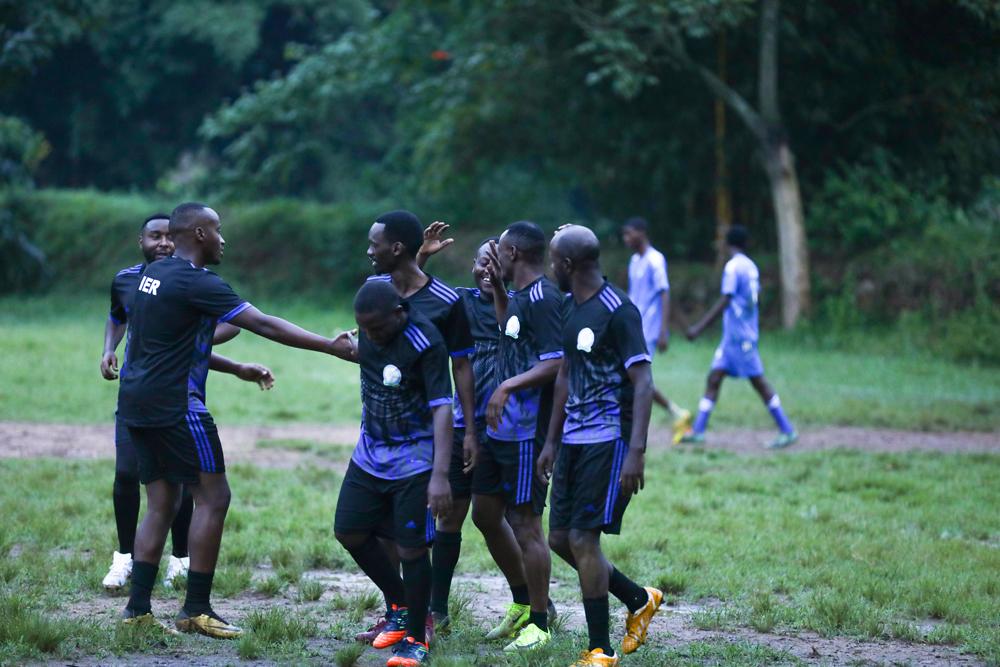 First half comes to a close! IER leads 2-0 with two fantastic goals! ⚽️🔥 RHA will need to regroup for the second half. Stay tuned! #IERvsRHA #FootballGoals #HALFTIME