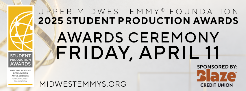Upper Midwest Emmy Foundation Student Awards Ticket Deadline is one week from today! Get your seats by April 4th!   - mailchi.mp/midwestemmys.o…