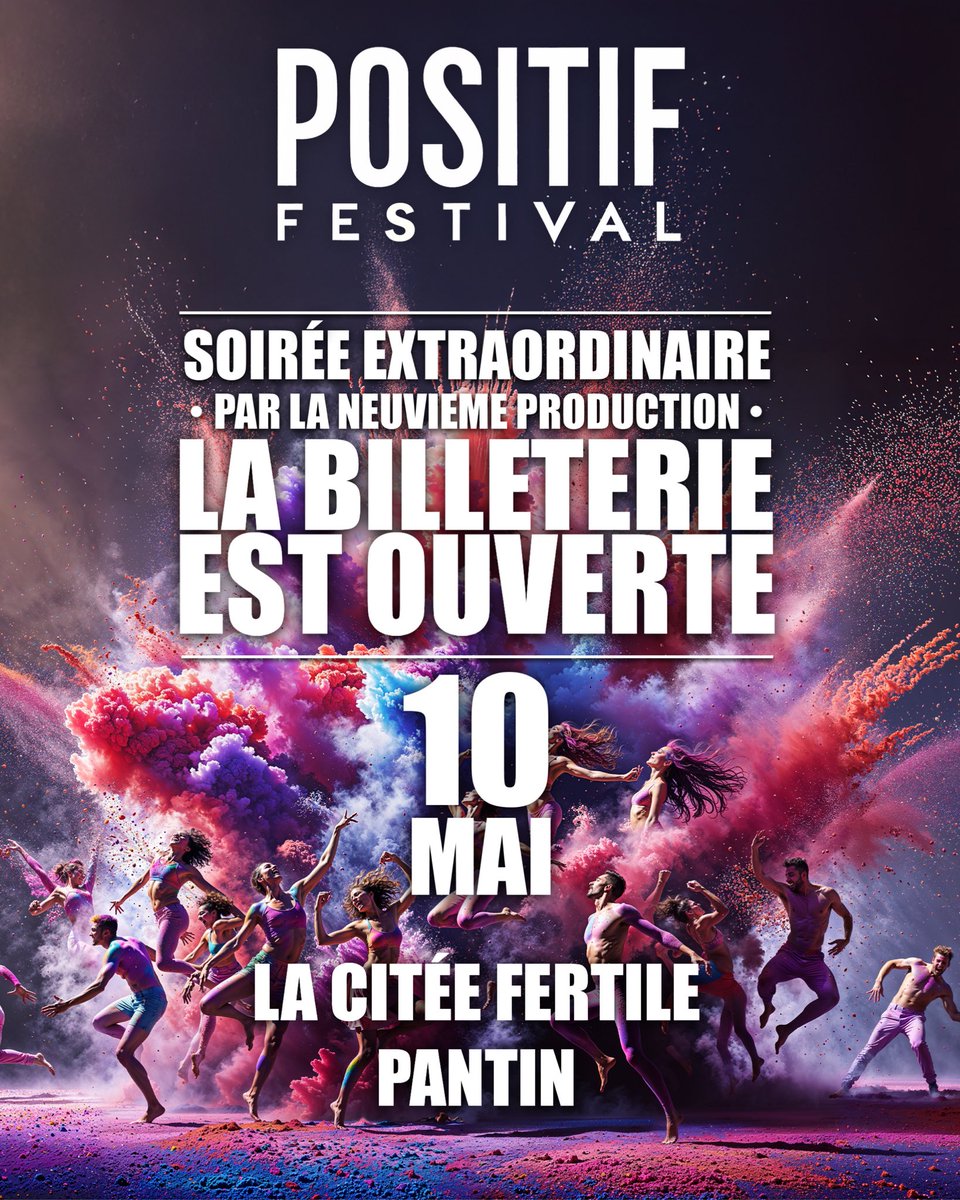 La Billeterie de et ouverte 
Rdv le 10 mai à la cité fertile 

shotgun.live/fr/festivals/p…