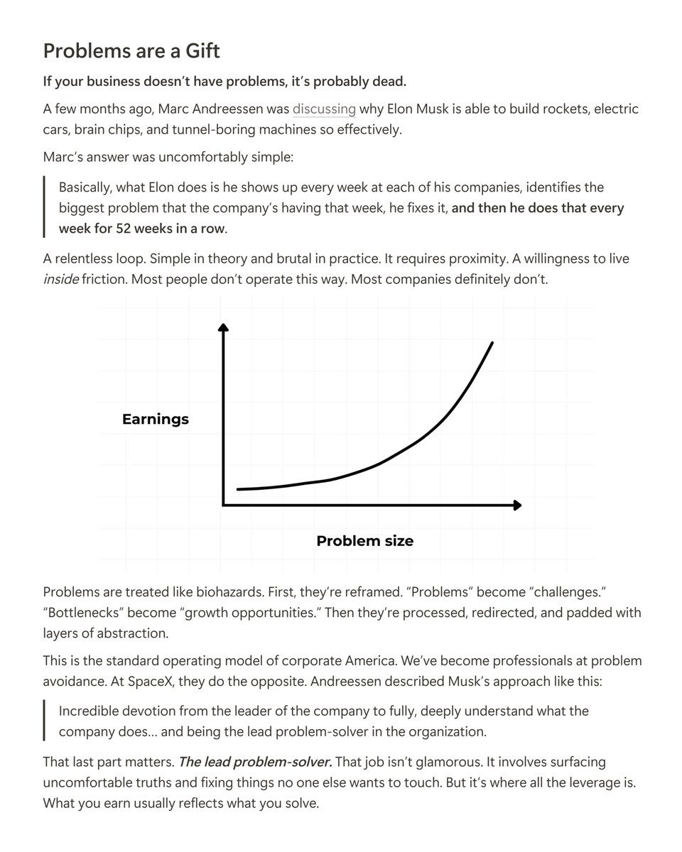 Solve big problems, they pay better.
