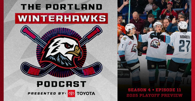 First-round preview 🎙️

Join host Andy “Dirt” Johnson and PxP man Nick Marek as they preview the Winterhawks’ first-round matchup against Prince George in the #WHLPlayoffs!

🎧: pdxhwk.us/PodcastS4E11