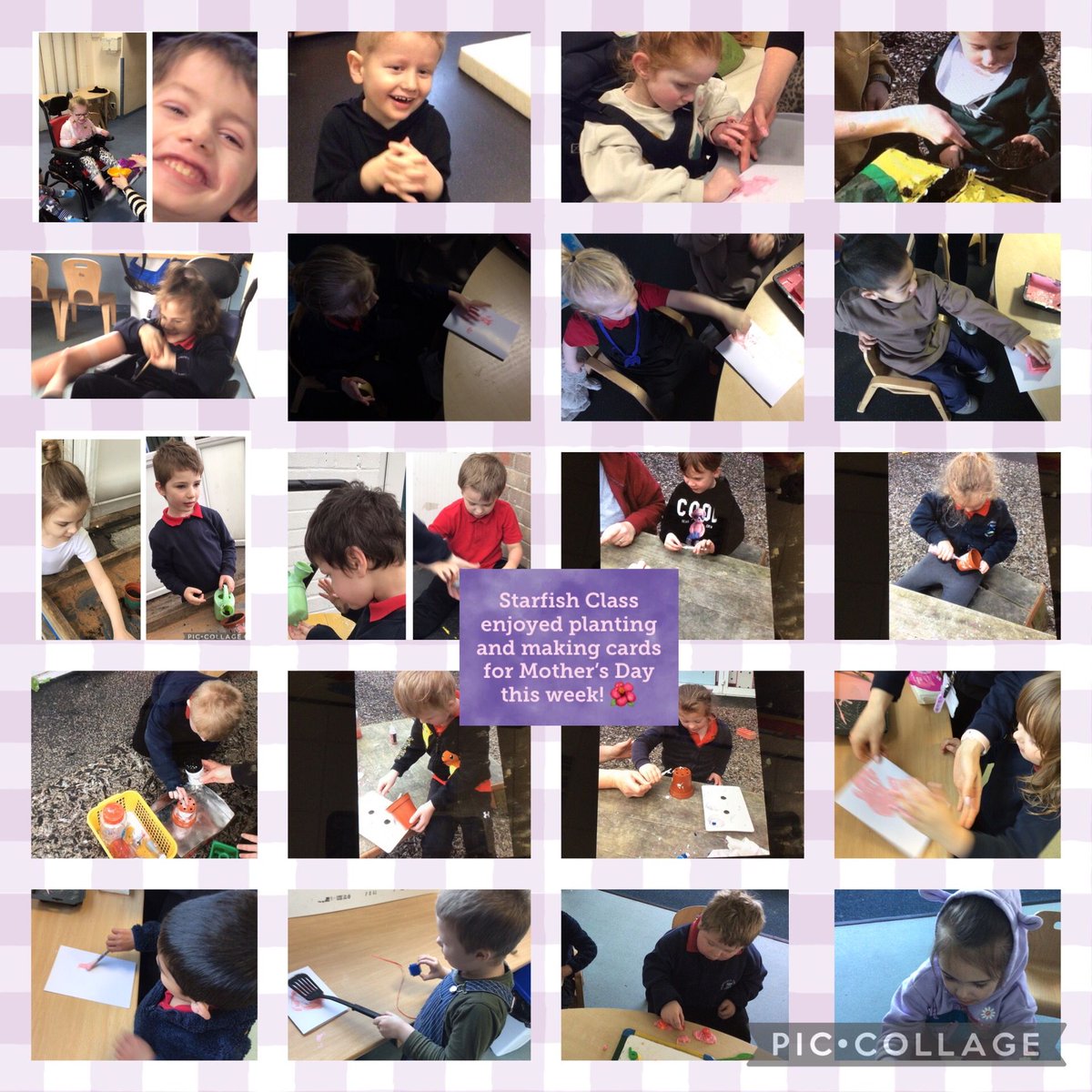 Starfish class enjoyed planting and making cards for Mother's Day 🌱💐 🥰