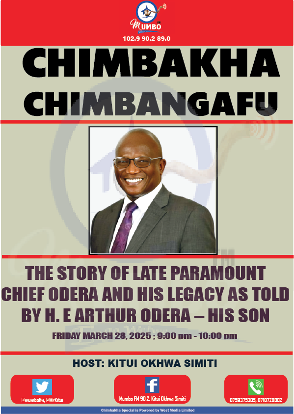 #Litungu #SikhonyaMwasi ENDALO YE BANAMAKESI. LUSIMO: MTI HUJULIKANA KWA MATUNDA YAKE! Waiyana: 0710728882/0759375305, Burume: FB: Mumbofm 90.2, Kitui Okhwa Simiti. XCom: @mumbofm.<a href="/MrKitui/">Kitui Smith, Caleb</a>