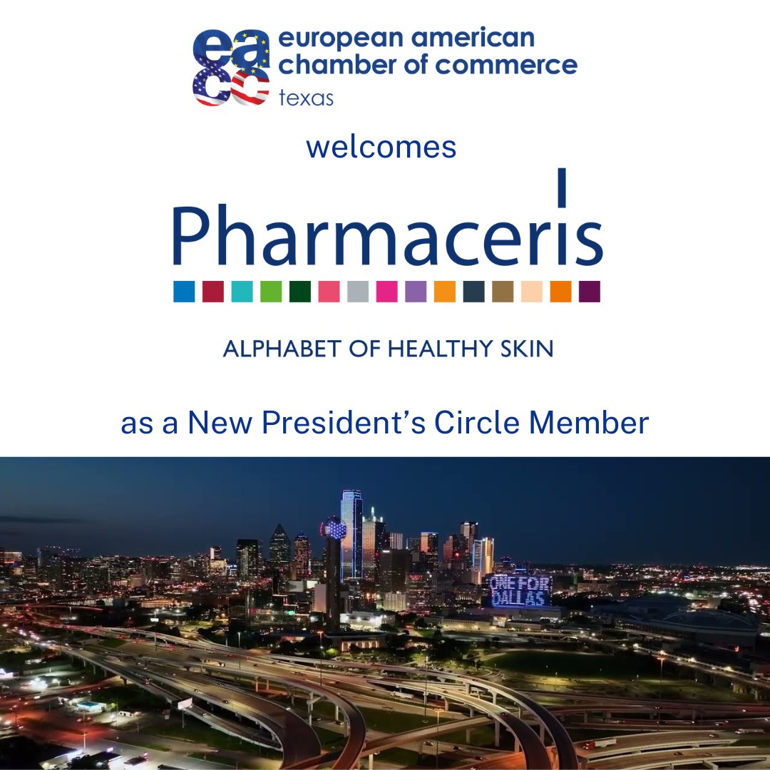 The EACC Texas is proud to welcome <a href="/Pharmaceris_PL/">Pharmaceris</a>, owned by the European dermocosmetics skin care leader <a href="/erisbeautycare/">Dr Irena Eris Beauty Care</a>, as a new President's Circle Member!