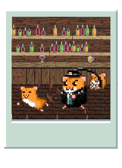 Tama4227's tweet photo. This is a hamster named Uncle Hamster. He is the one who always causes trouble and steals anything that he thinks is good, including anyone's girlfriend, he will loot it. #unclehamster  @rollercoin_com https://t.co/FBNAt3WBlN