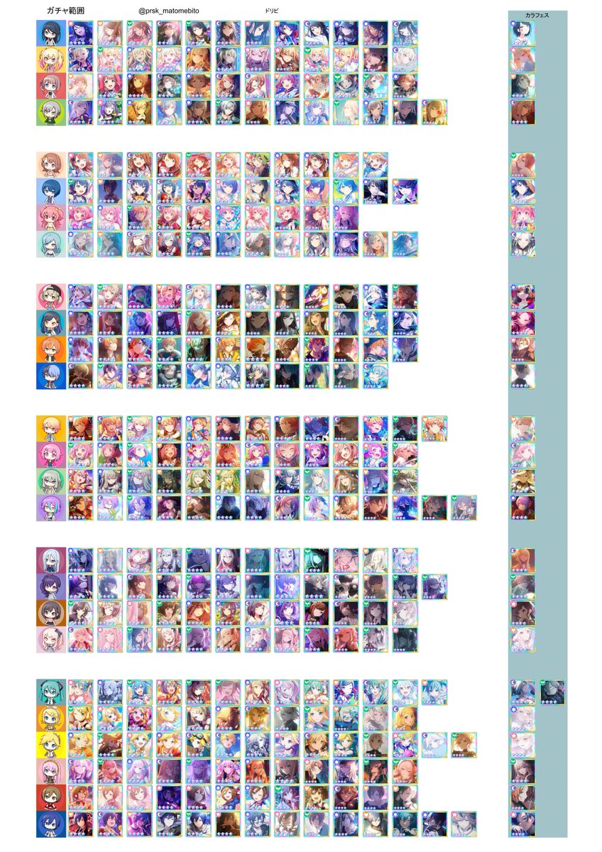 プロセカ ドリームピック ガチャ セレクトできる範囲まとめ 🎰 (3/30