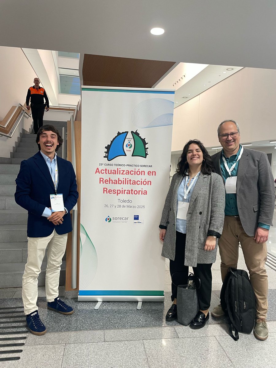 SORECAR nunca defrauda❤️‍🔥

Días intensivos de formación en rehabilitación 🫁 en #Toledo en genial compañía 🫂

Agradecer de🫀 al comité científico su fallo premiando nuestra comunicación oral, entre trabajos de un excelente nivel 🥉✨

<a href="/SORECAR_es/">SORECAR</a>
<a href="/FacultadEFP_UCM/">Facultad Enfermería, Fisioterapia y Podología UCM</a> 
<a href="/H12Octubre/">Hospital Universitario 12 de Octubre</a>