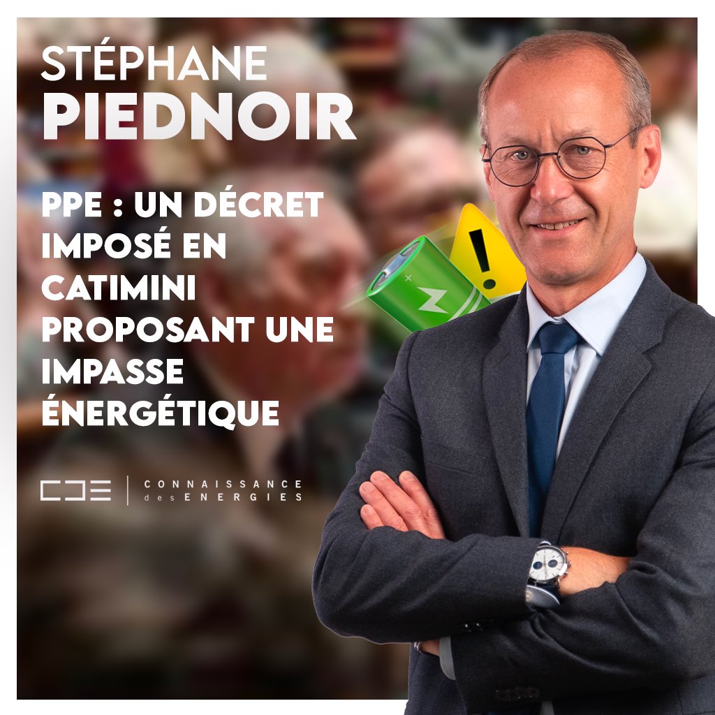 🔋 Depuis 2 ans, la France avance sans cap énergétique clair. La PPE, outil stratégique, est ignorée par l’exécutif qui choisit un décret au lieu d’un vrai débat parlementaire.

⚠️ Avec 160 sénateurs, nous interpellons le Premier ministre <a href="/bayrou/">François Bayrou</a> : notre politique énergétique