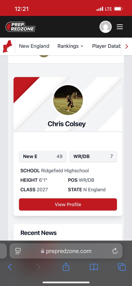 Christopher Colsey (@ccolsey3) on Twitter photo Thank you <a href="/PrepRedzone/">Prep Redzone 🏈</a> <a href="/PRZNewEngland/">Prep Redzone New England</a> <a href="/ScoutingNE/">Coach Silva</a> for ranking Me #49 in all of New England
<a href="/CoachJamesReed/">James Reed</a> <a href="/RidgefieldFball/">Ridgefield Football</a> Thank you <a href="/PrepRedzone/">Prep Redzone 🏈</a> <a href="/PRZNewEngland/">Prep Redzone New England</a> <a href="/ScoutingNE/">Coach Silva</a> for ranking Me #49 in all of New England
<a href="/CoachJamesReed/">James Reed</a> <a href="/RidgefieldFball/">Ridgefield Football</a>