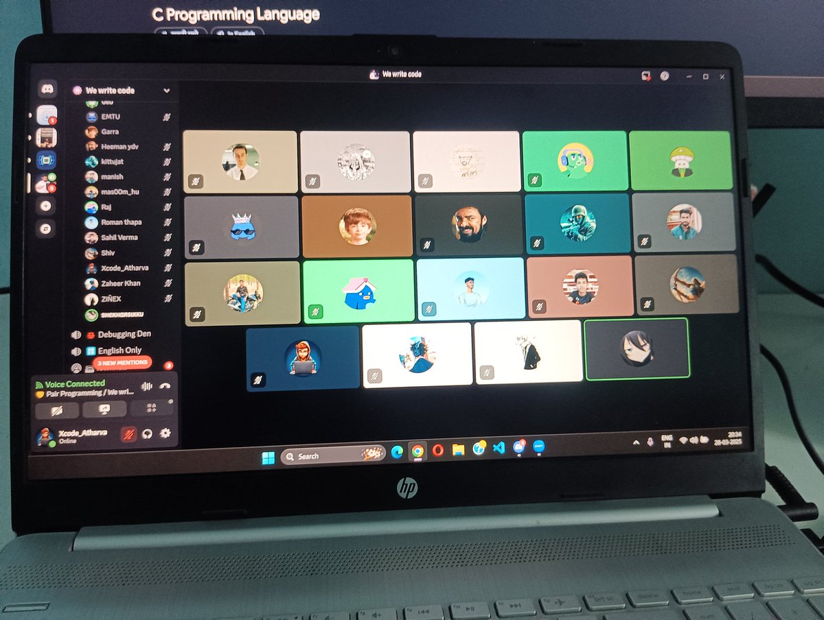 atharva_mt_2002's tweet image. Nothing beats the energy of Discord discussions!
Learning, growing, and diving into 🔥 hot topics together—this is where the real magic happens! ✨  

Big shoutout to the incredible #wewritecode community and legends like @Hiteshdotcom &amp;amp; @piyushgarg_dev @nirudhuuu