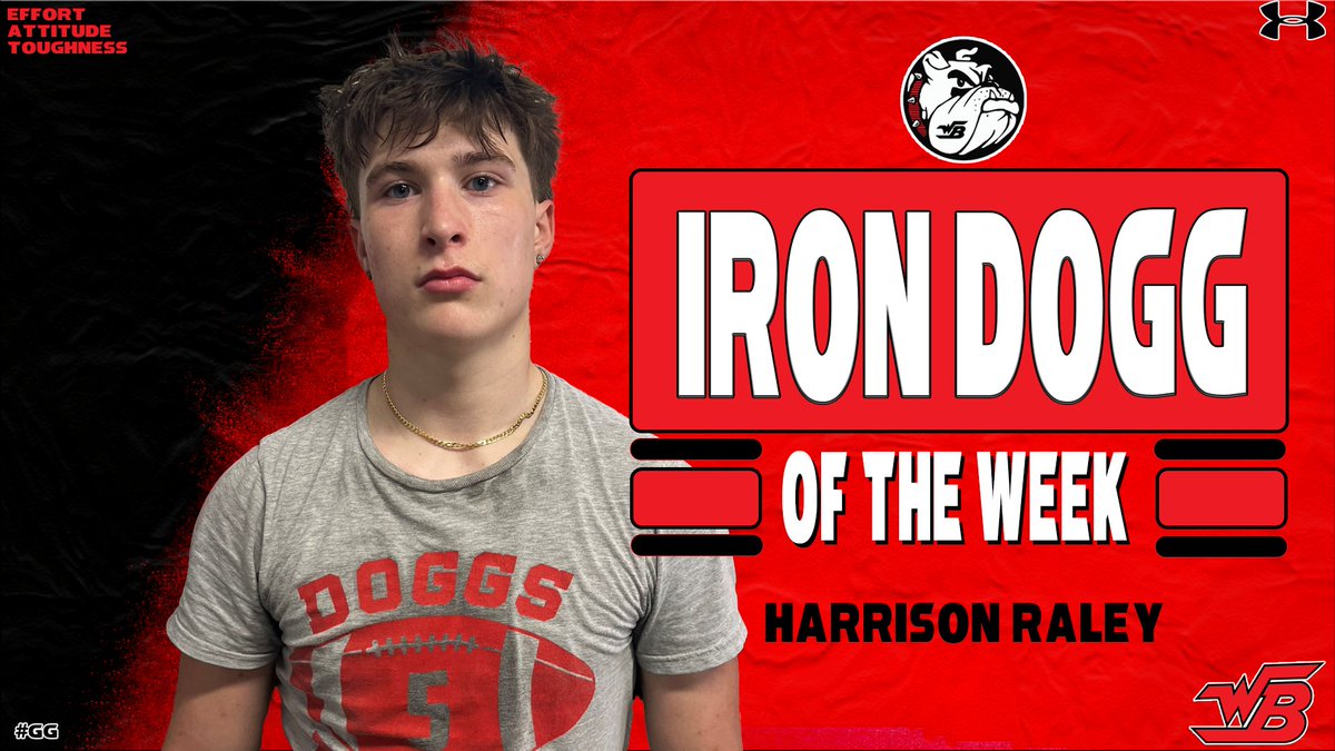 Iron Dogg of The Week!

Harrison Raley
 <a href="/HarrisonRaley/">Harrison Raley</a> 

#GG 
#EAT 
#Doggs