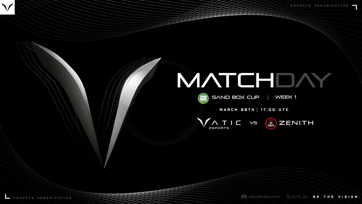 Vatic - Clash of Clans (@vatic_coc) on Twitter photo MATCH DAY
👤 Vatic Esports
🏟️ Sand Box  Week 1 
🆚#ZENITH MATCH DAY
👤 Vatic Esports
🏟️ Sand Box  Week 1 
🆚#ZENITH