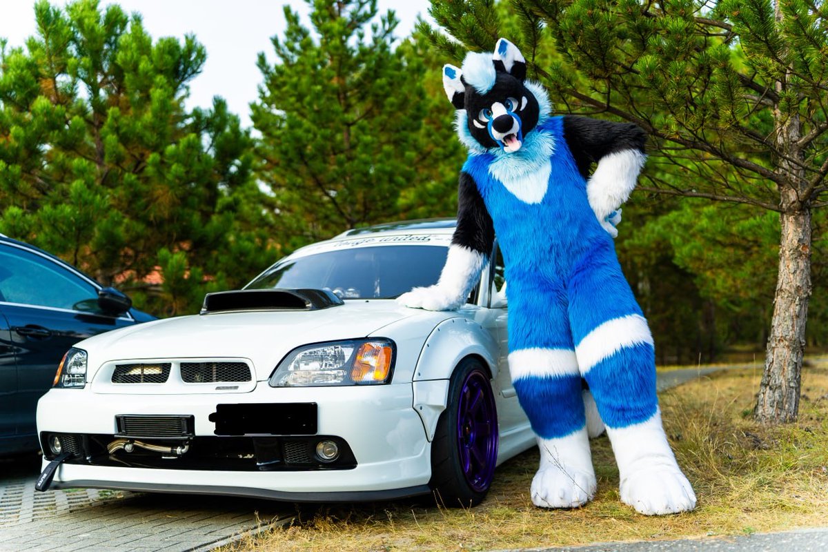 Don´t mind me... just me and the car... 😏

#FursuitFriday #furryfandom #SUBARU  #cars