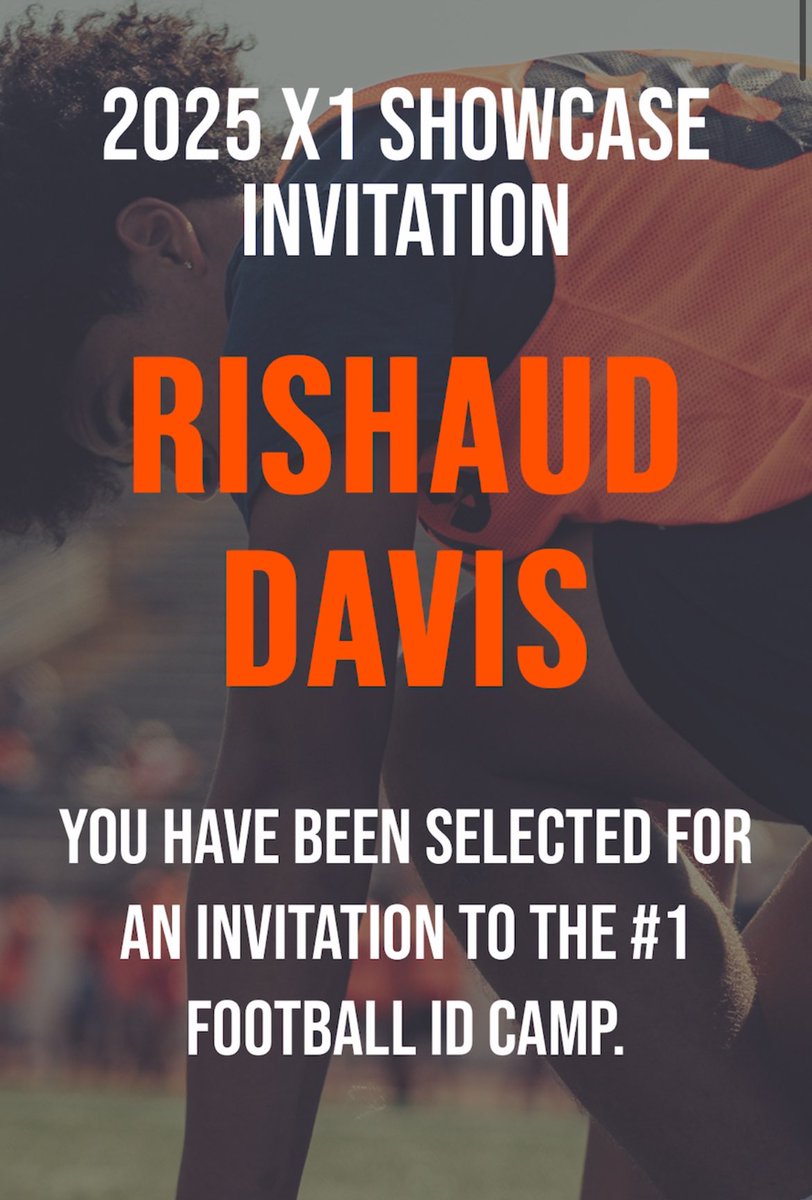 Rishaud Davis (@rishauddavis1) on Twitter photo Thank you Sam Morgan, National Director of Exact Sports <a href="/EXACTSports/">EXACT Sports</a> for the invitation to their National Showcase Camp.
Look forward to competing this offseason and improving my game.<a href="/WARRENCENTRALFB/">WC Football🏈</a> <a href="/CoachWhitaker1/">J.T. Whitaker</a> <a href="/EXACTSports/">EXACT Sports</a> <a href="/WarriorNation_1/">WCHS Athletic Dept</a> Thank you Sam Morgan, National Director of Exact Sports <a href="/EXACTSports/">EXACT Sports</a> for the invitation to their National Showcase Camp.
Look forward to competing this offseason and improving my game.<a href="/WARRENCENTRALFB/">WC Football🏈</a> <a href="/CoachWhitaker1/">J.T. Whitaker</a> <a href="/EXACTSports/">EXACT Sports</a> <a href="/WarriorNation_1/">WCHS Athletic Dept</a>