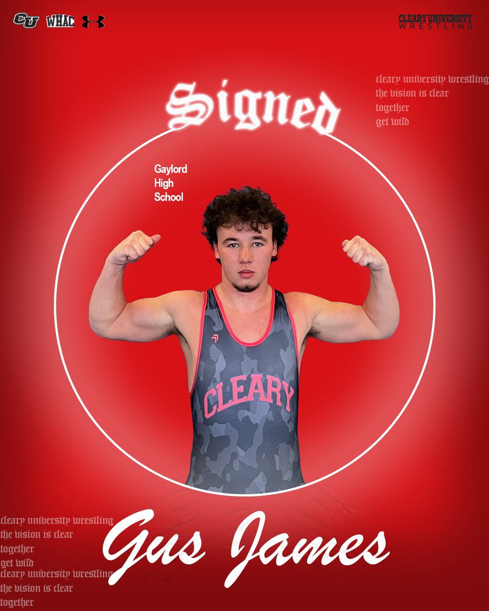 Made it official! 🖋️ Welcome to the Cleary Wrestling Family! #Together | #GetWild | #TheBuild