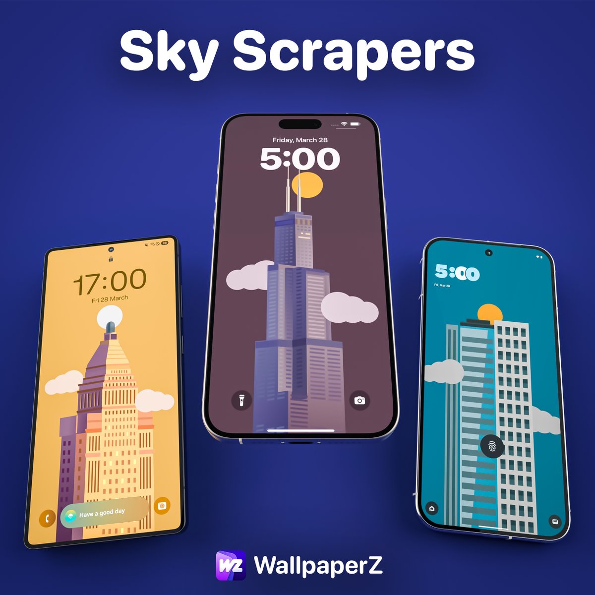 Introducing 🏙️ Sky Scrapers 🏙️ by Atif!

Reach for the sky with this awesome stylised skyscraper pack inspired by real buildings, stunning 8K!

Get 🏙️ Sky Scrapers 🏙️  in 8K, for Mobile &amp; Desktop:
🍎 iOS - l.linklyhq.com/l/1u30X
🤖 Android - l.linklyhq.com/l/1u30Y

#WallpaperZ