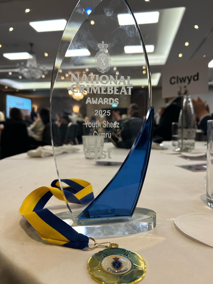 How amazing that, so close to the end of my year, I got to attend the National Crimebeat Awards with so many inspirational young people in the room! 
Well done, Scott, &amp; the whole team at <a href="/YouthShedzCymru/">Youth Shedz Cymru</a> you are all amazing! #NationalCrimebeat  #CrimebeatAwards2025 #HighSheriffs
